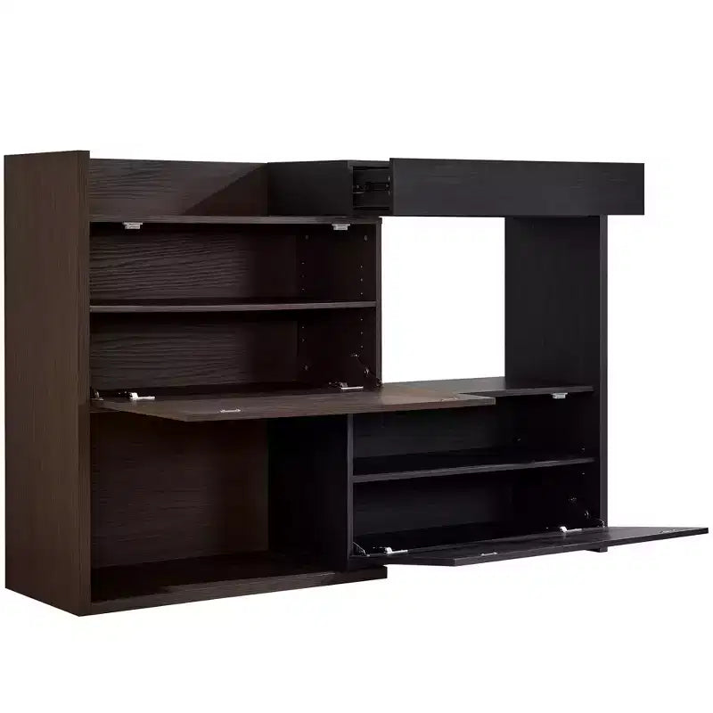 Extendable and Rotating Shoe Cabinet, Multifunctional 90-Degree Storage Combination Corner Cabinet