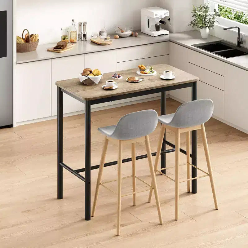 PexFix 47 Counter Height Pub Bar Table Rectangular Dining Counter Tables For Cafe Kitchen And Studyroom