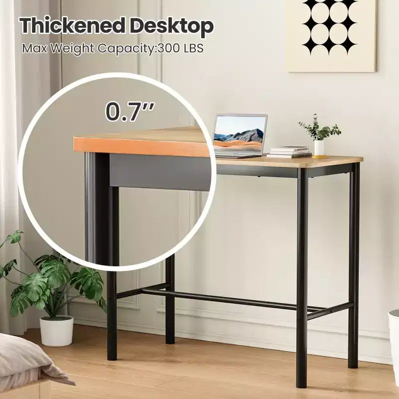 47 Counter Height Pub Bar Table Rectangular Dining Counter Tables For Cafe Kitchen And Studyroom