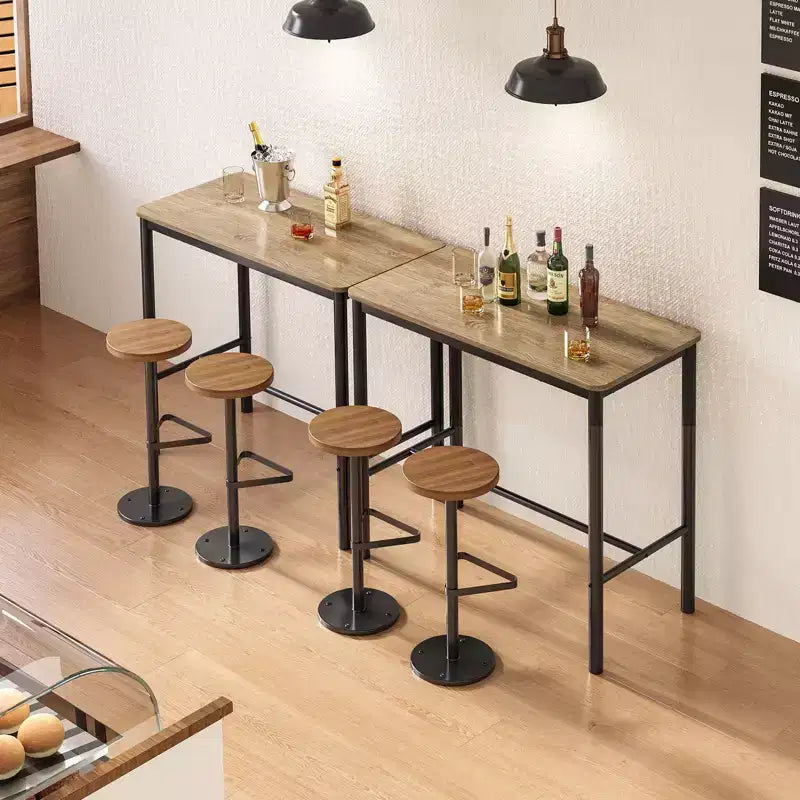 47 Counter Height Pub Bar Table Rectangular Dining Counter Tables For Cafe Kitchen And Studyroom