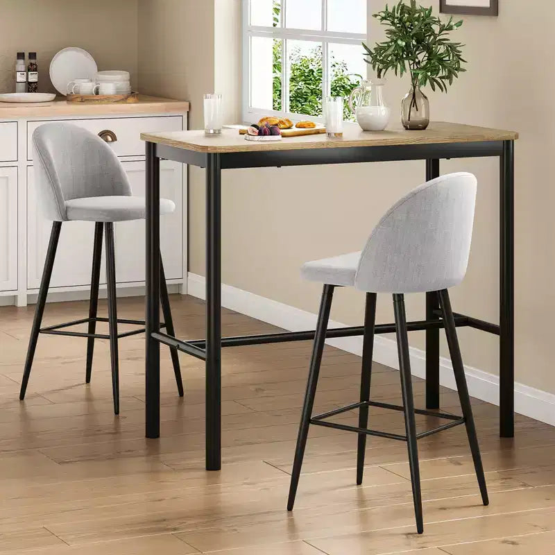 47 Counter Height Pub Bar Table Rectangular Dining Counter Tables For Cafe Kitchen And Studyroom