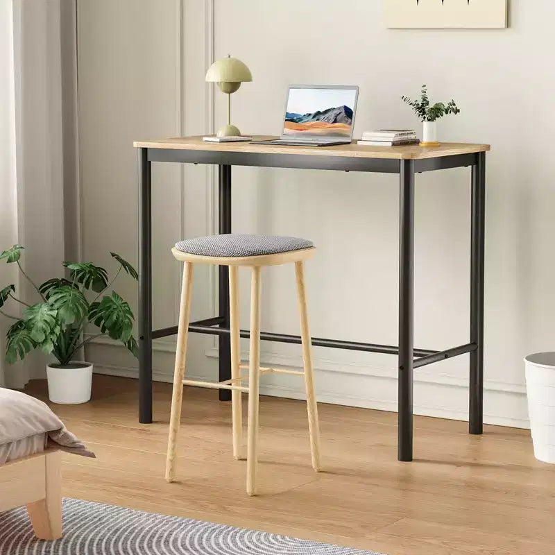 47 Counter Height Pub Bar Table Rectangular Dining Counter Tables For Cafe Kitchen And Studyroom