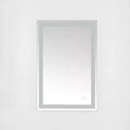 Hyatt 24 Aluminum LED Rectangle Mirror - LMR1000 - Silver/White - Safavieh