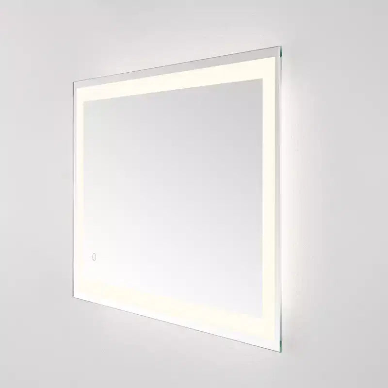 Hyatt 24 Aluminum LED Rectangle Mirror - LMR1000 - Silver/White