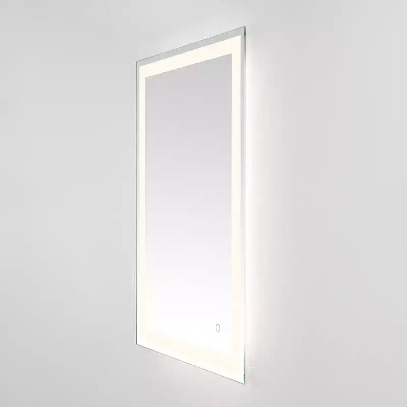 Hyatt 24 Aluminum LED Rectangle Mirror - LMR1000 - Silver/White