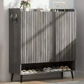 3-Door Shoe Cabinet with 6-Layer for Entryway, Freestanding Shoe Storage Organizer for Hallway, Living Room, or Bedroom