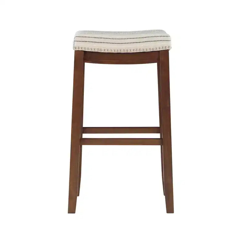 Claridge Rustic Backless Barstool