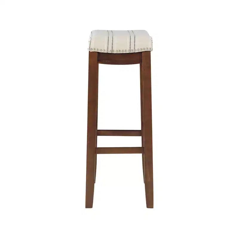 Claridge Rustic Backless Barstool