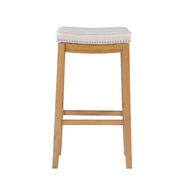 Claridge Rustic Backless Barstool