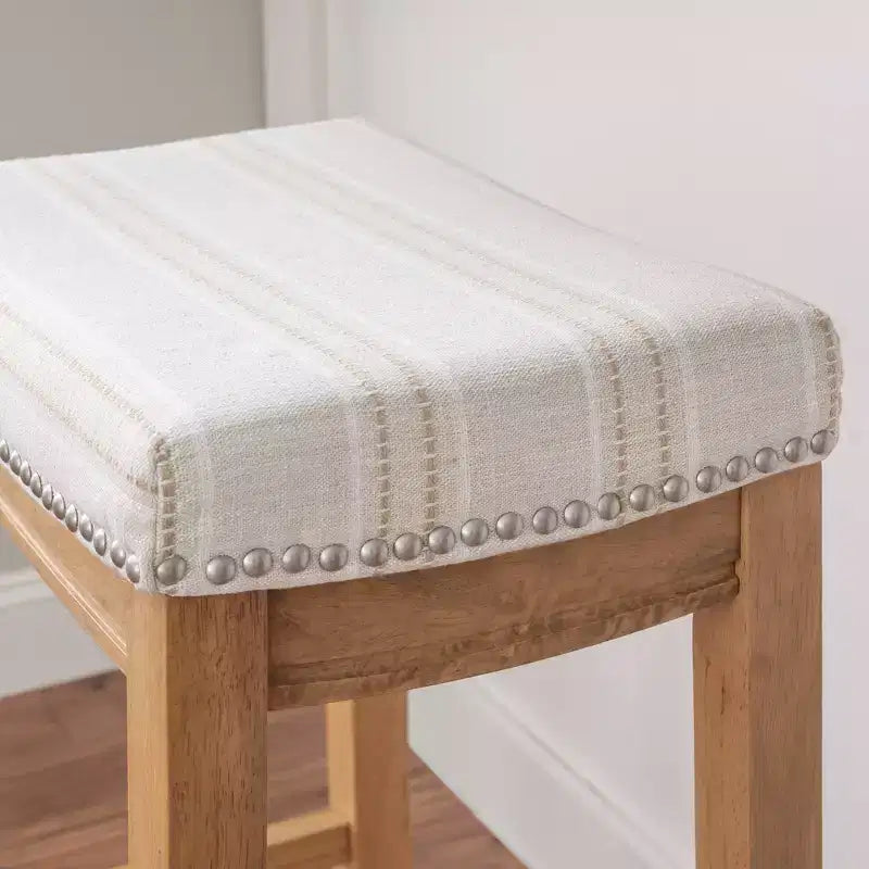Claridge Rustic Backless Barstool