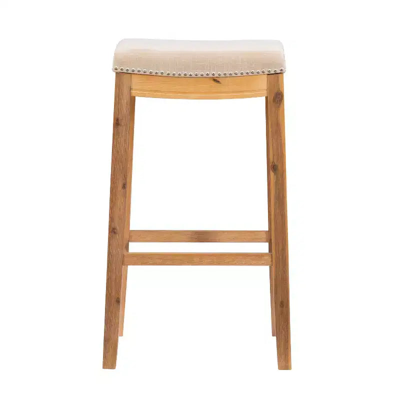 Claridge Rustic Backless Barstool