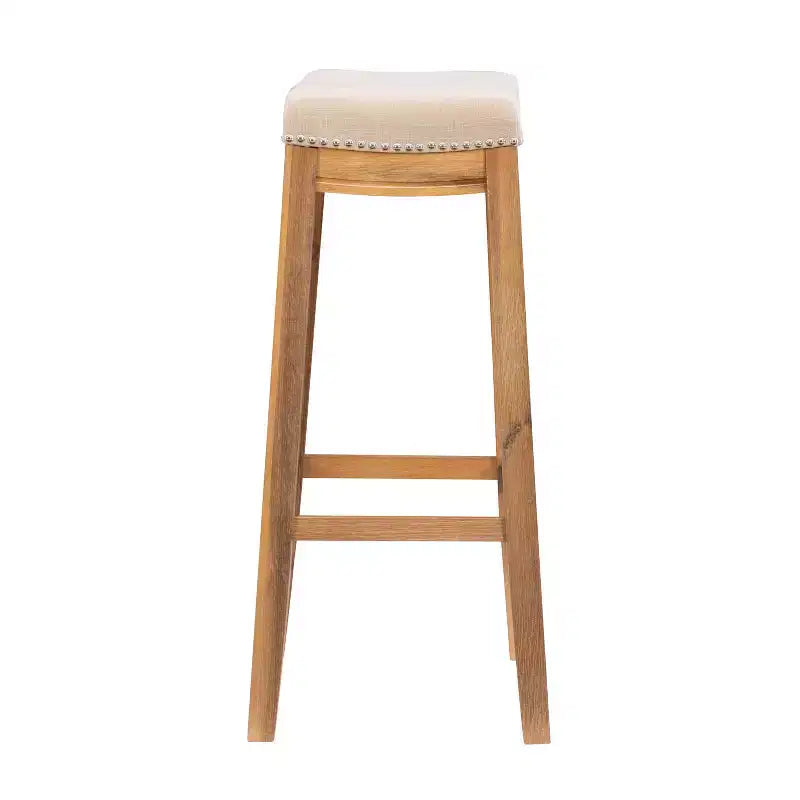 Claridge Rustic Backless Barstool