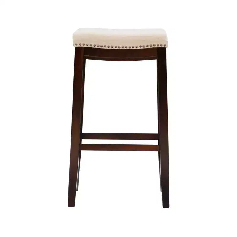 Claridge Rustic Backless Barstool