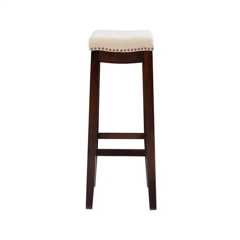 Claridge Rustic Backless Barstool