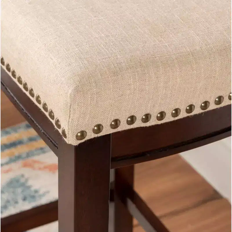 Claridge Rustic Backless Barstool