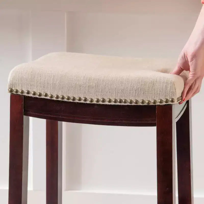 Claridge Rustic Backless Barstool