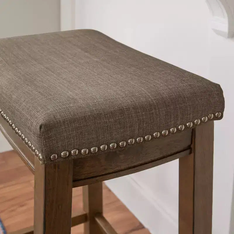 Claridge Rustic Backless Barstool