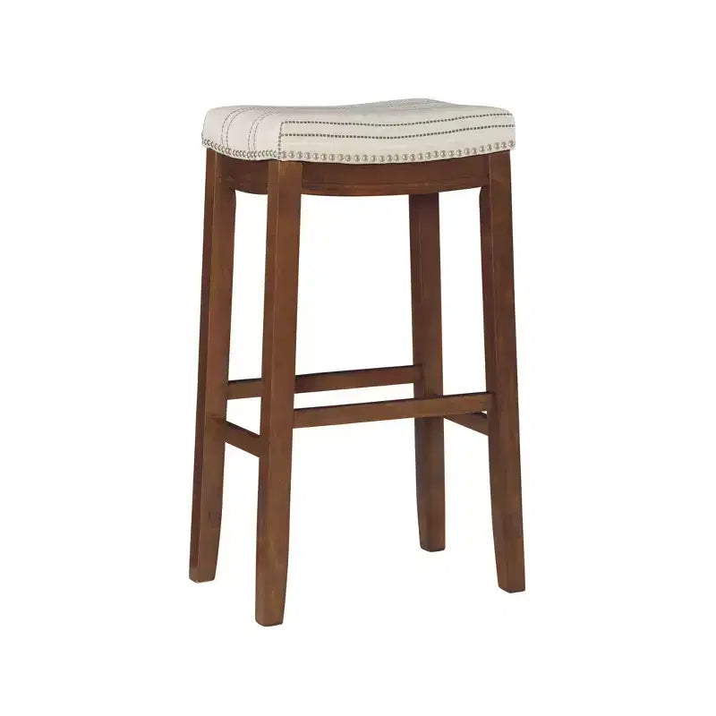 Claridge Rustic Backless Barstool