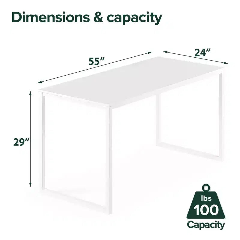 Jennifer 55'' Metal Desk